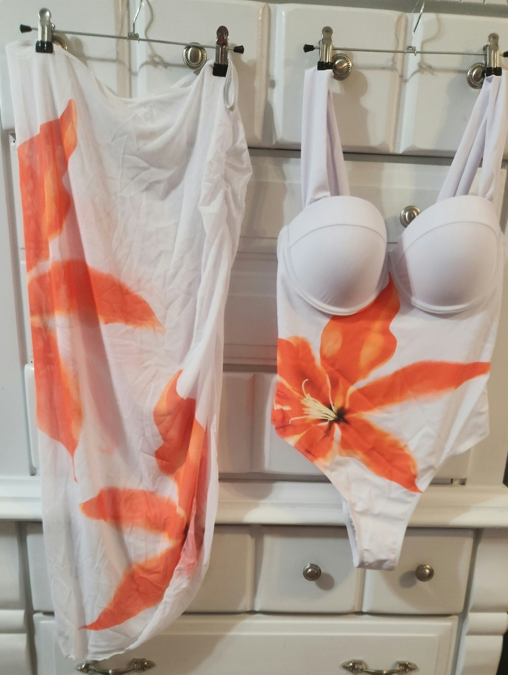 Brand New Swimsuit Set with Matching Wrap
